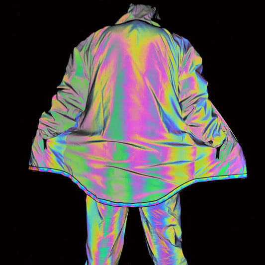 New Rainbow Reflective Windbreaker for Street Dance