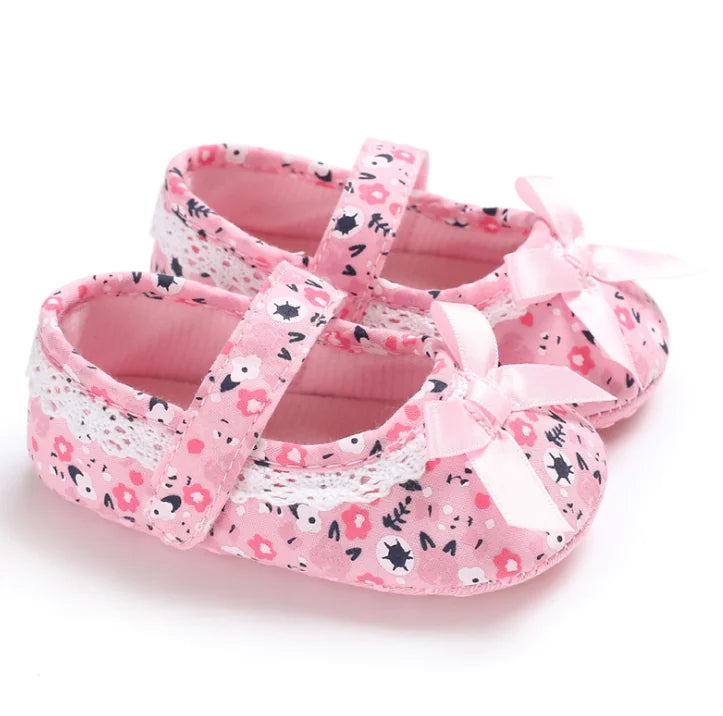 Soft Sole Princess Shoes for Baby Girls (0-1 Year)
