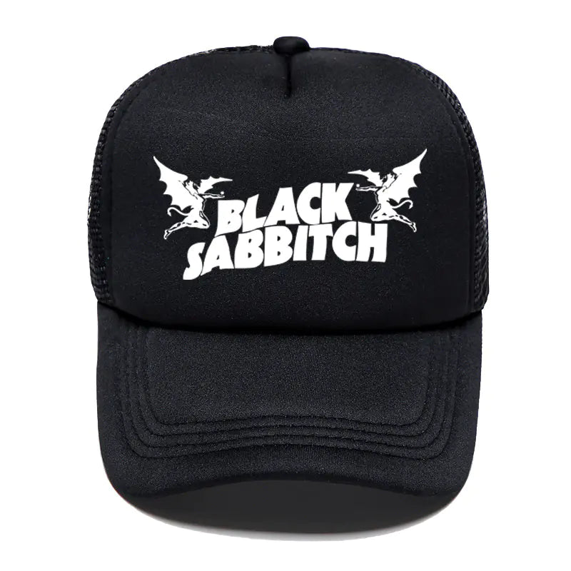 Black Sabbath Mesh Baseball Cap - Heavy Metal Style