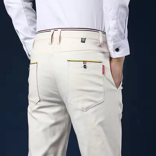 Men's Ice Silk Straight-Leg Quick-Dry Casual Pants
