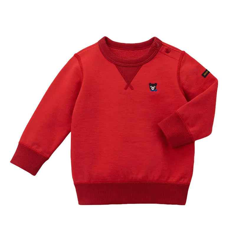 Retro Long-Sleeved Terry Sweater Pullover T-shirt