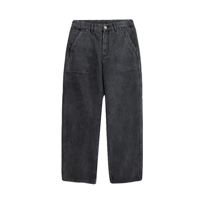 Vintage Wide Leg Jeans for Men - Loose Straight Fit