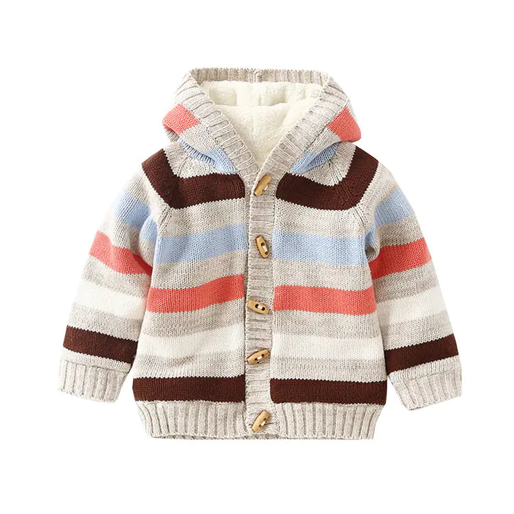 Thick Fleece Cotton Sweater Jacket for Children