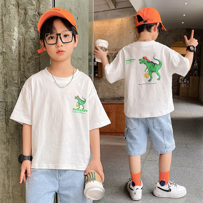 Children's Summer Tops for Boys - Thin Western Style
