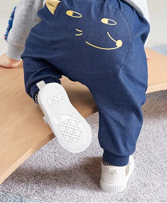 Pure Cotton Baby Pants for Spring and Autumn Wear
