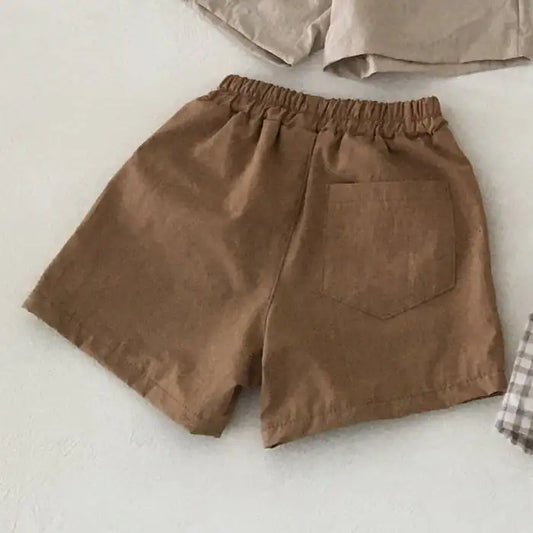 Summer Baby Cotton Linen Casual Shorts - Thin & Comfortable