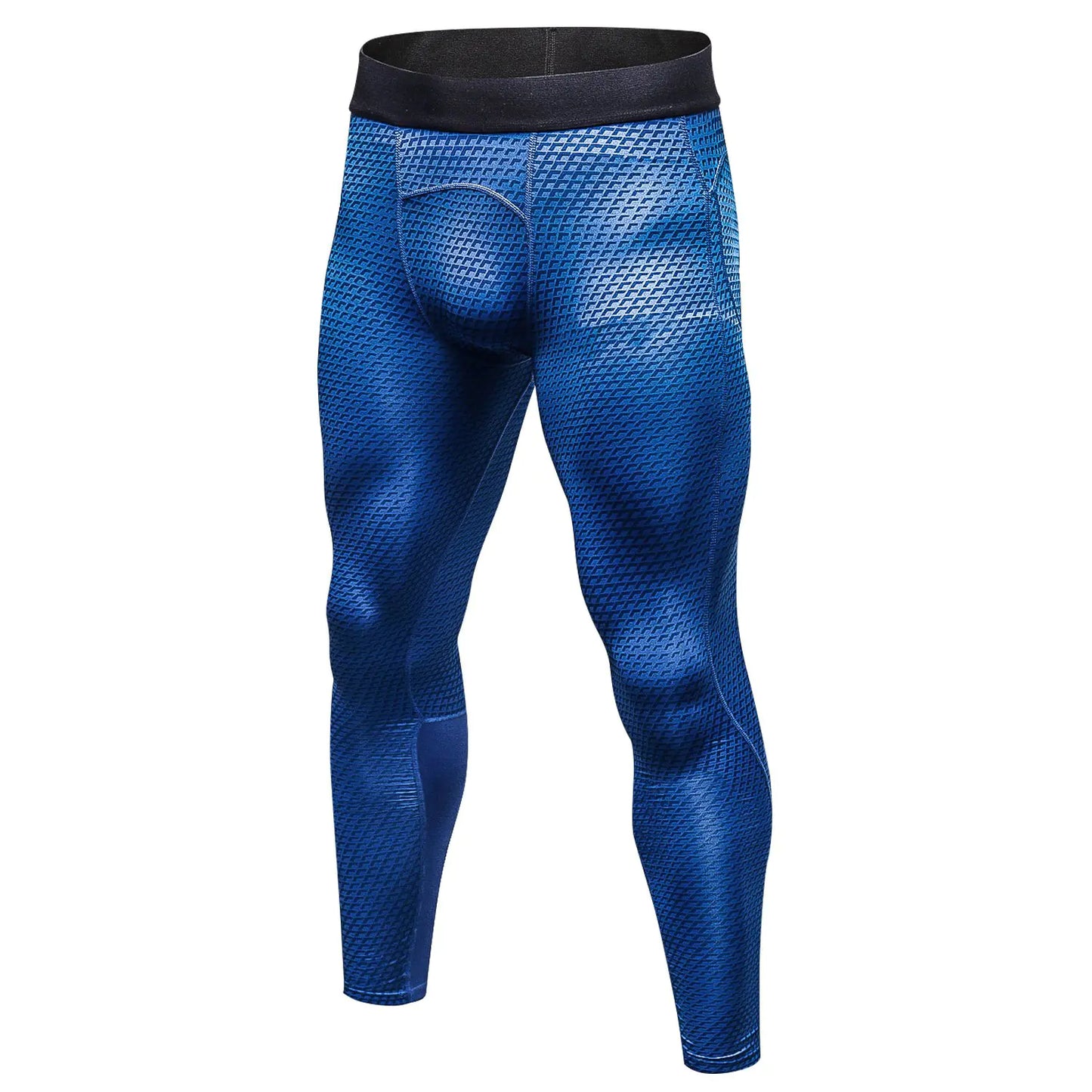 Men's Fashionable 3D Printed Tight Pants