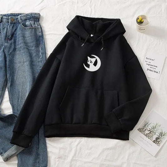 Casual Printed Round Neck Sweater for Men and Women