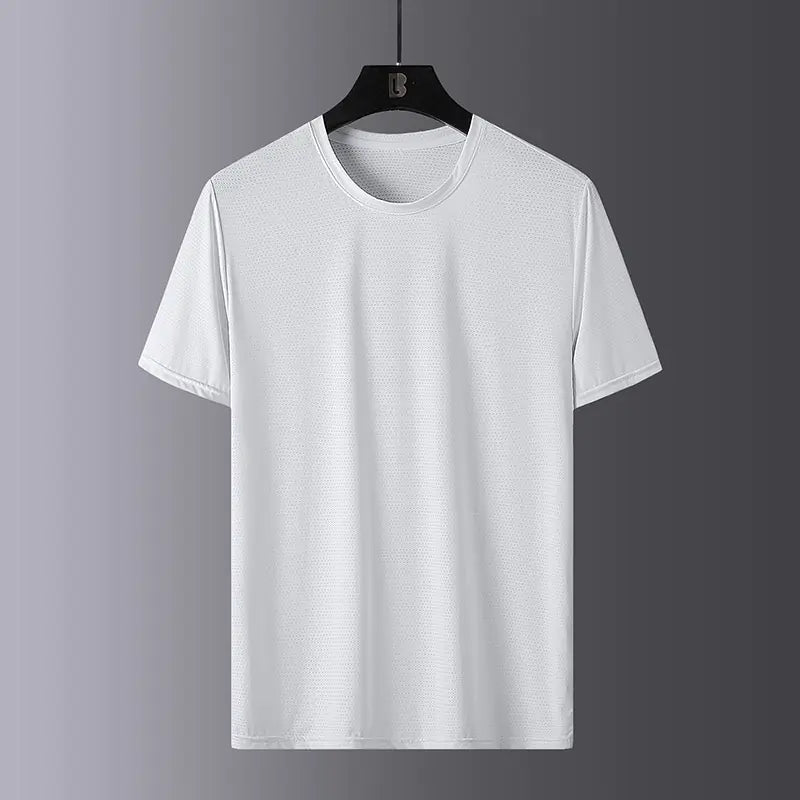 Summer Couple Quick-Dry Ice Silk T-Shirt for Sports