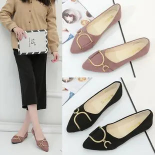 Autumn Casual Flat Pointed Shoes for Women