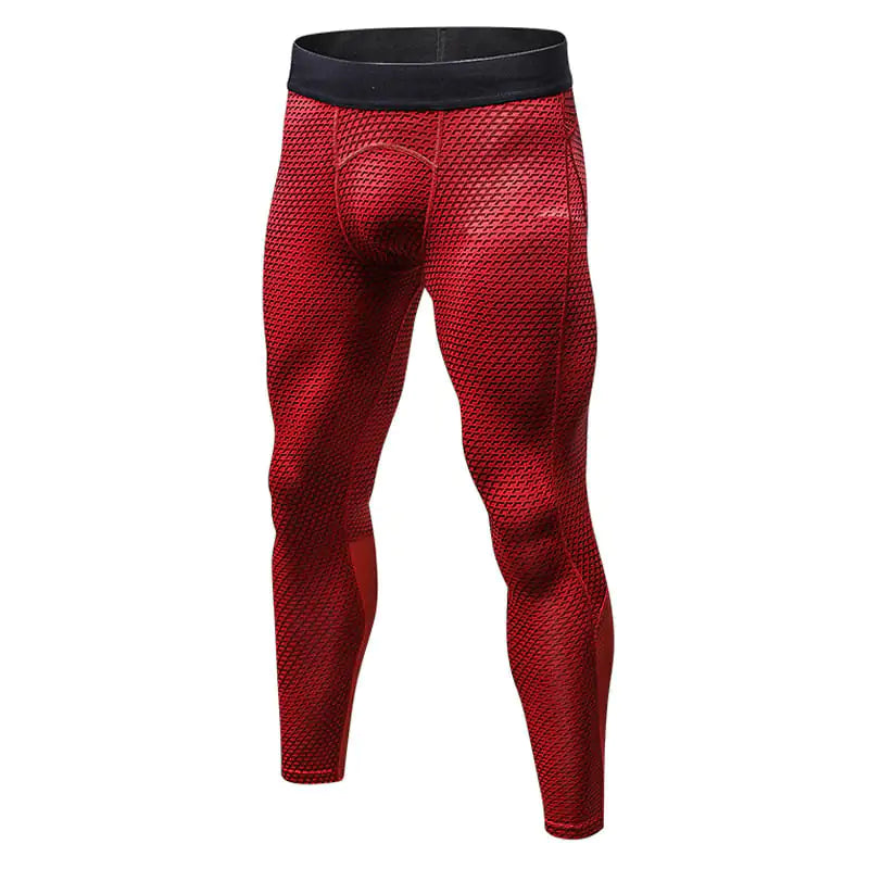 Men's Fashionable 3D Printed Tight Pants
