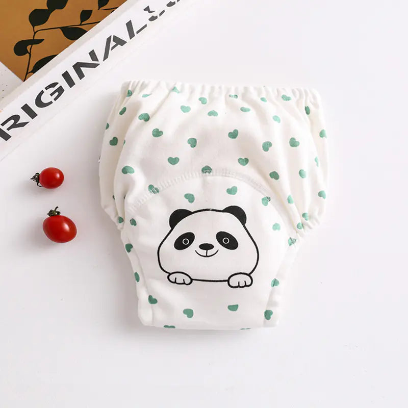 Cotton Pocket Baby Learning Pull-Up Diaper Pants