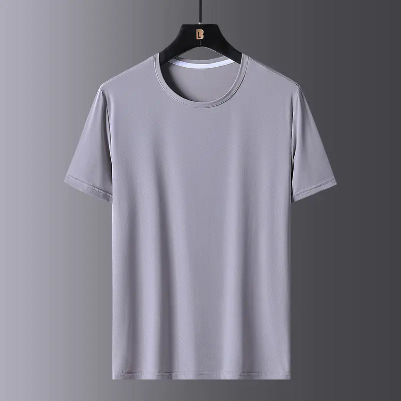 Summer Couple Quick-Dry Ice Silk T-Shirt for Sports