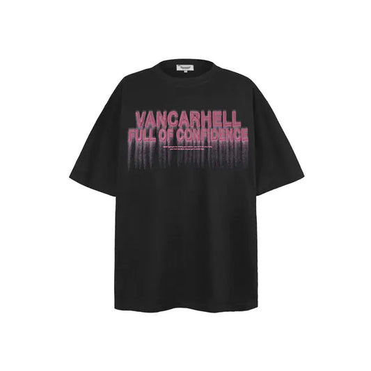 Men's High Neck Graphic Short Sleeve Cotton T-Shirt