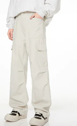 Loose High Waist Wide Leg Casual Pants