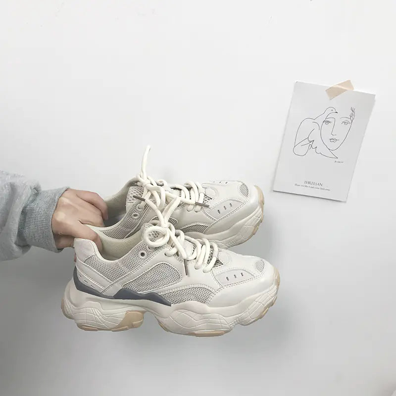 Women's Breathable Thick Sole Dad Sneakers (2020 Style)