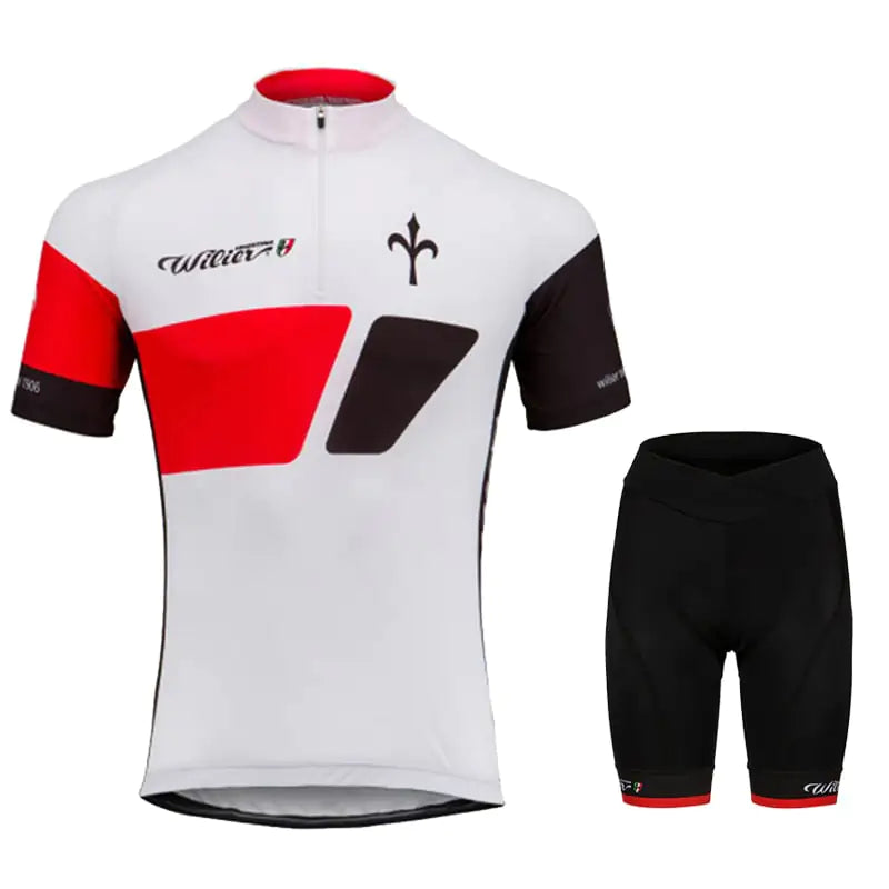 Short-Sleeved Bib Cycling Jersey