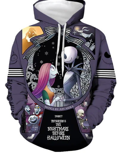 Women's Casual Skull Hoodie for Halloween