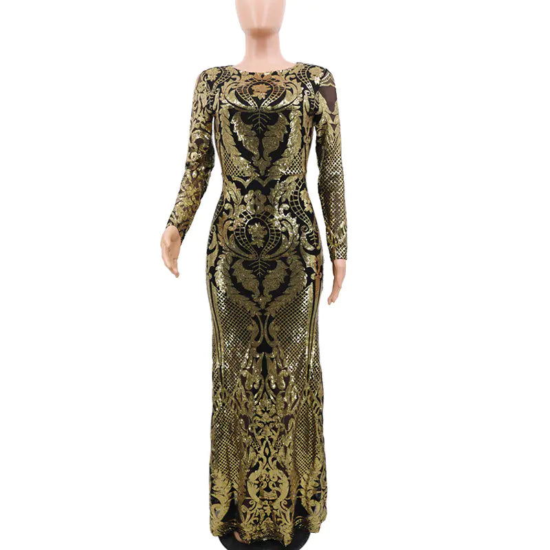 Sequin Party Dress Evening Gown