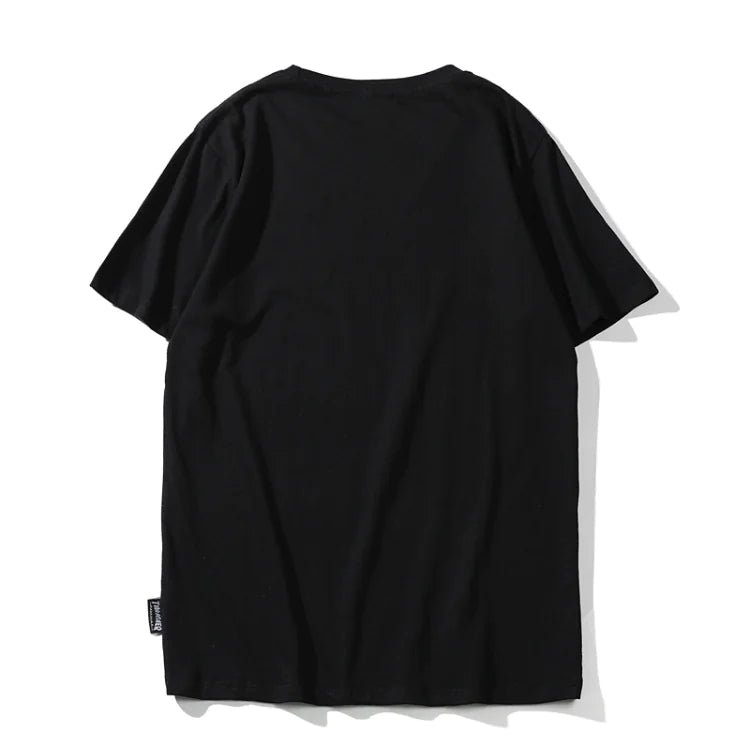 Plus Size Printed Short Sleeve T-Shirt for Men
