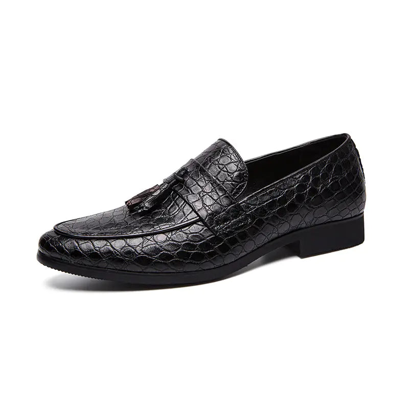 British Men's Pointed Shoes for Nightclub Stylists