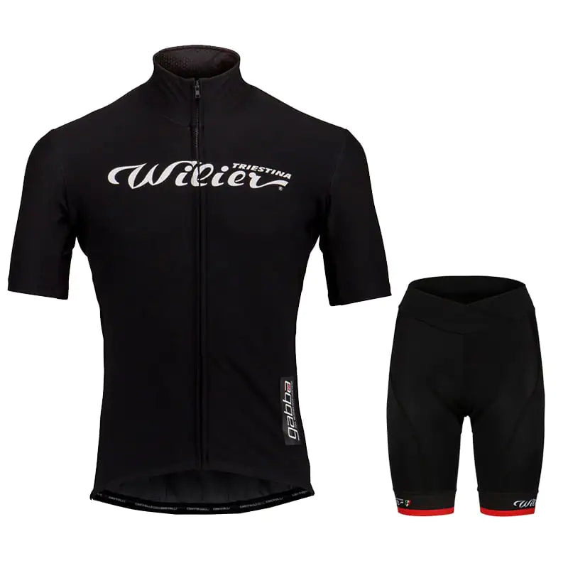 Short-Sleeved Bib Cycling Jersey