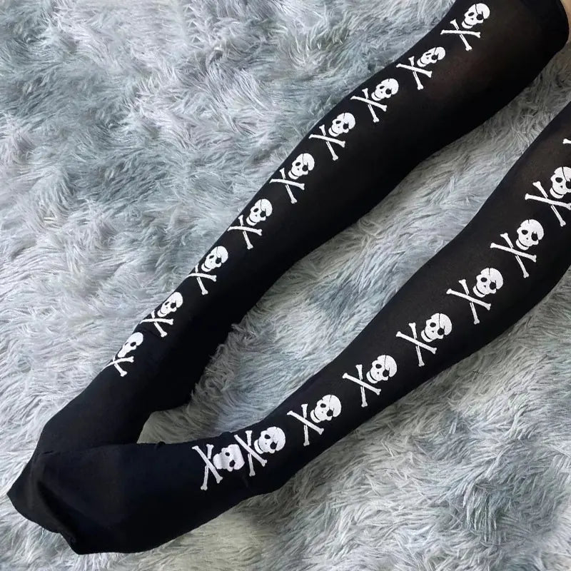 Cute Japanese Over-Knee Socks with Butterfly Design