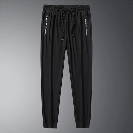 Men's Summer Sports Pants - Quick-Dry Ice Silk Trousers