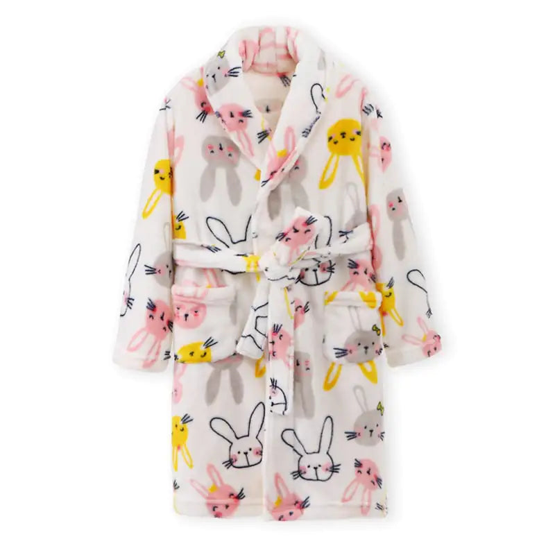 Children's Flannel Pajamas for Autumn and Winter