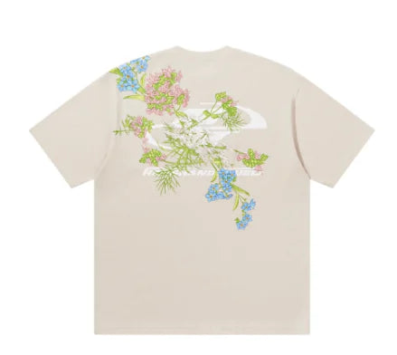 Floral Embroidered Short Sleeve T-shirt