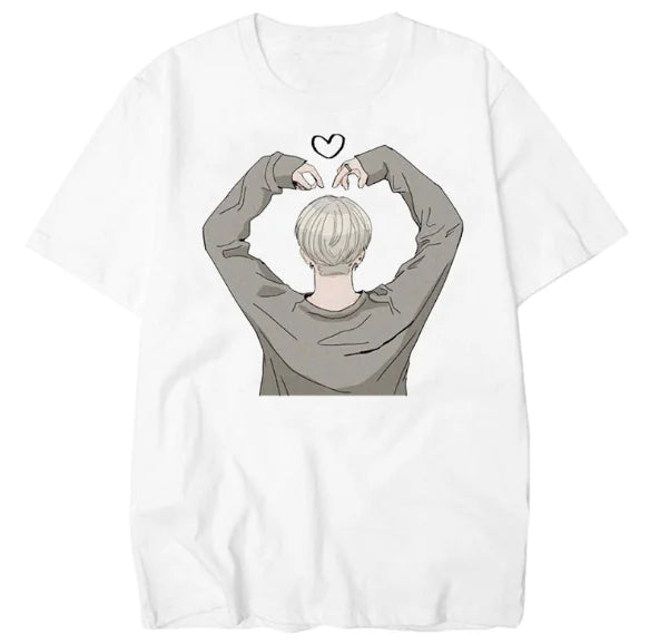 BTS Comic Print Cotton T-Shirt