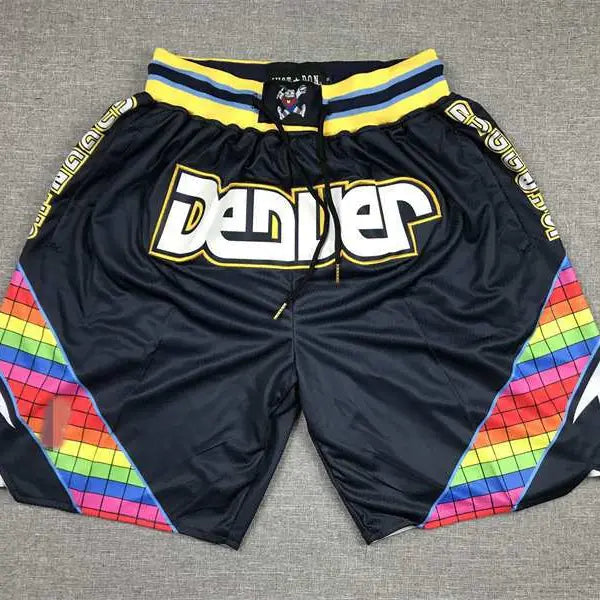 Vintage Mesh Basketball Shorts with Pockets and Zipper