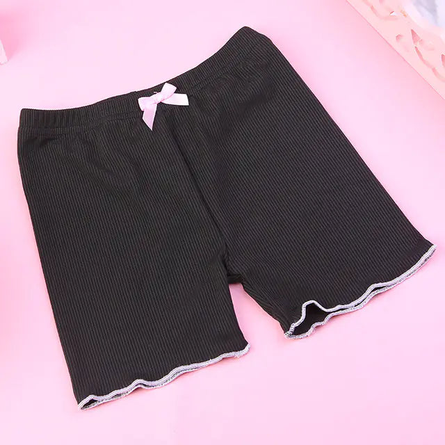 Cotton Girls' Safety Shorts - Cute Summer Style