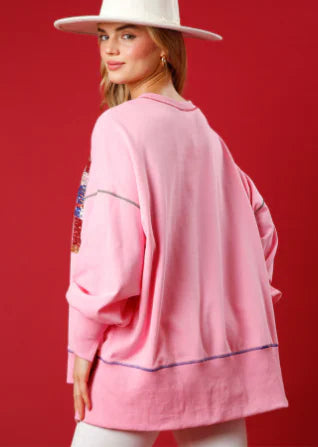 Women's Long-Sleeved Christmas Sequined Sweater