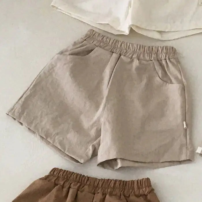 Summer Baby Cotton Linen Casual Shorts - Thin & Comfortable