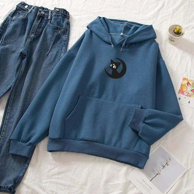 Casual Printed Round Neck Sweater for Men and Women