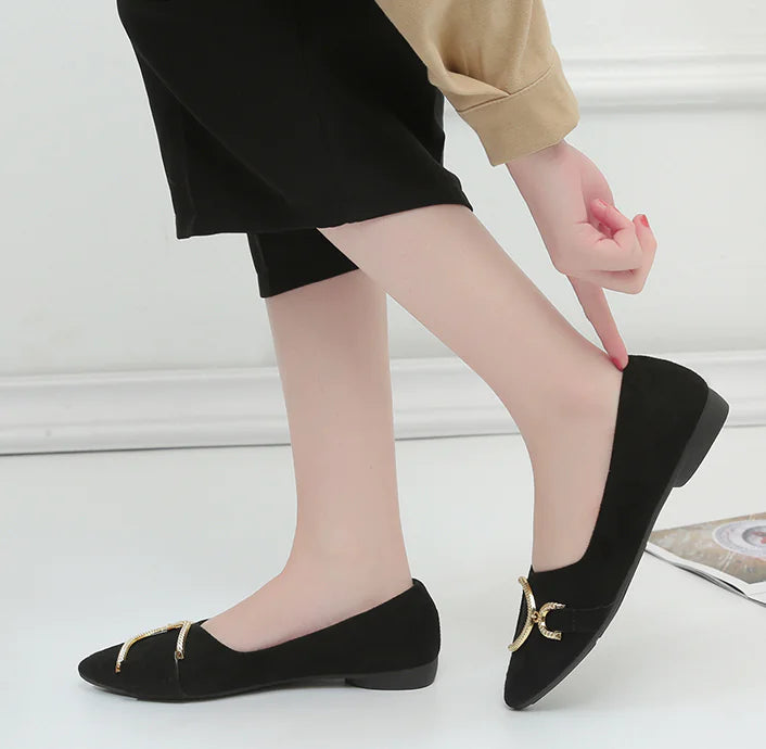 Autumn Casual Flat Pointed Shoes for Women