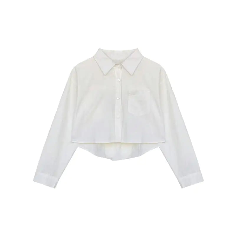 Short Niche Long Sleeve Shirt
