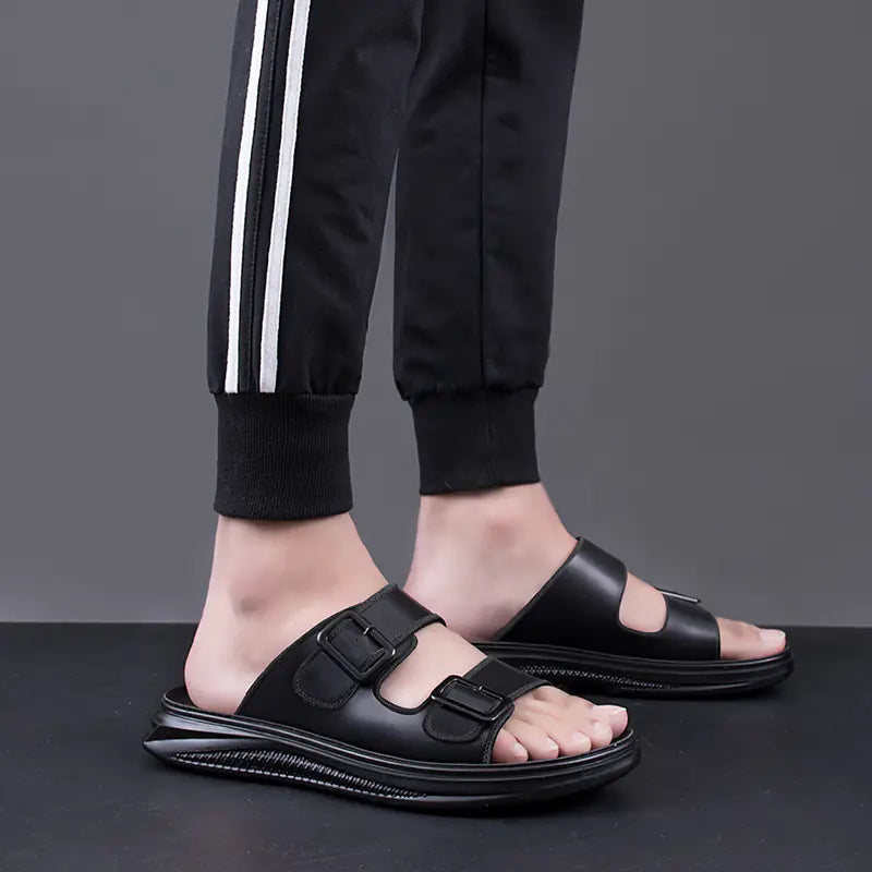 Men's Stylish Leather Beach Footwear