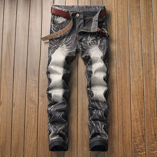 Trendy Slim Fit Men's Jeans - North American Style