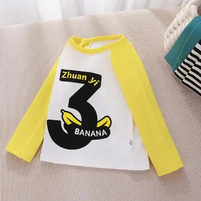 Children's Cotton Round Neck Raglan Sleeve Shirt