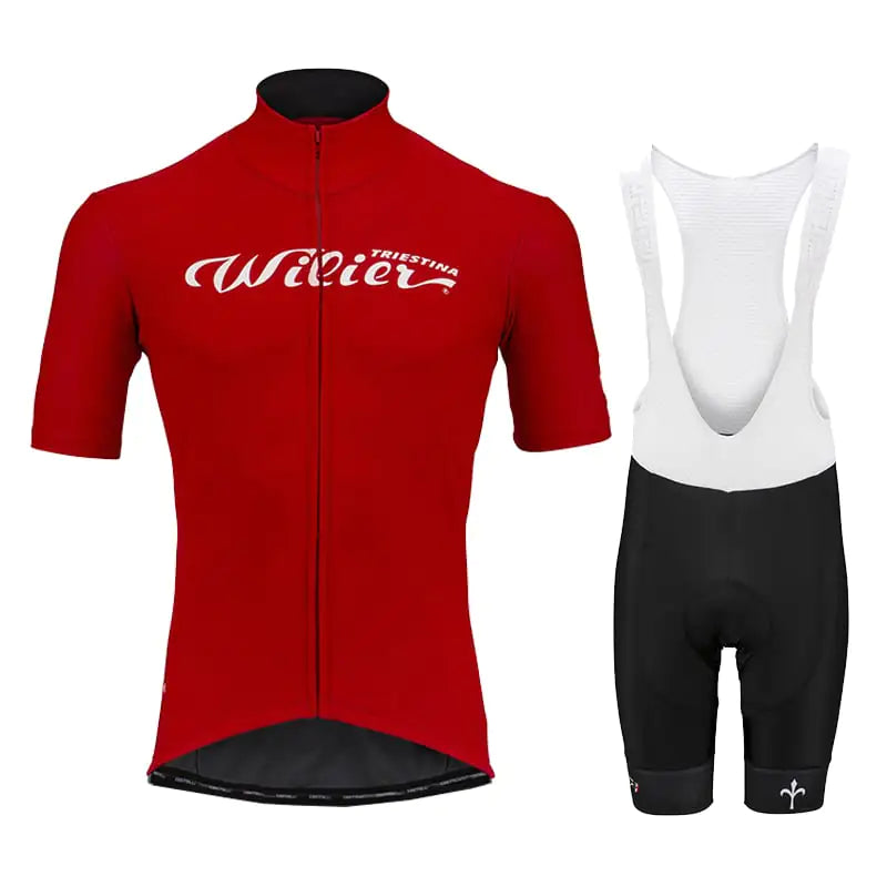 Short-Sleeved Bib Cycling Jersey