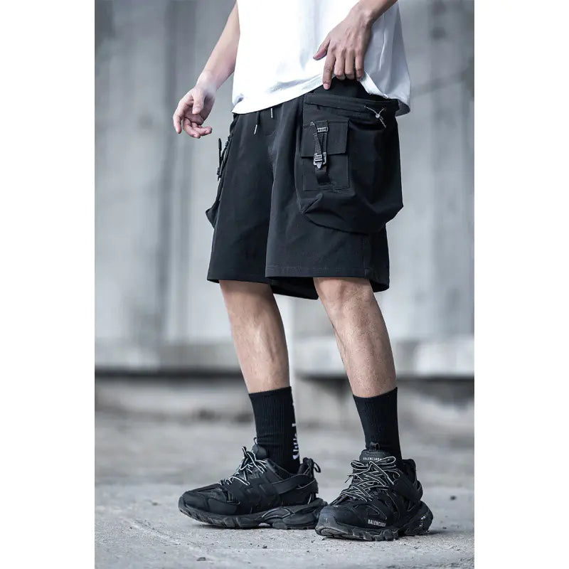 Jiye Heavy Industry Big Pocket Casual Workwear Shorts