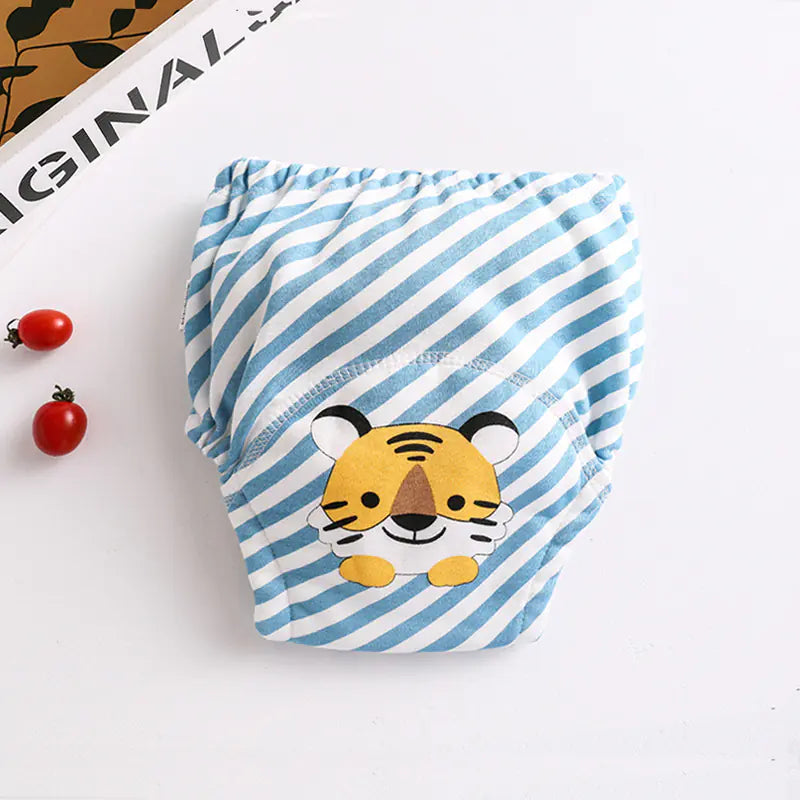 Cotton Pocket Baby Learning Pull-Up Diaper Pants
