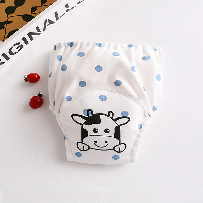 Cotton Pocket Baby Learning Pull-Up Diaper Pants
