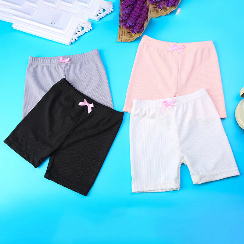 Cotton Girls' Safety Shorts - Cute Summer Style