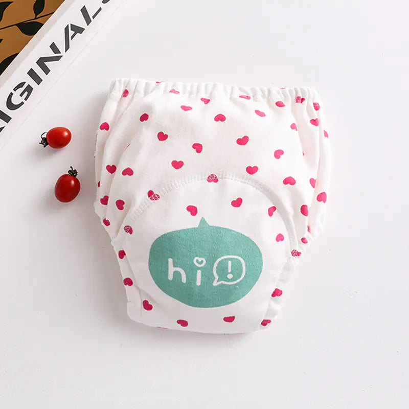 Cotton Pocket Baby Learning Pull-Up Diaper Pants