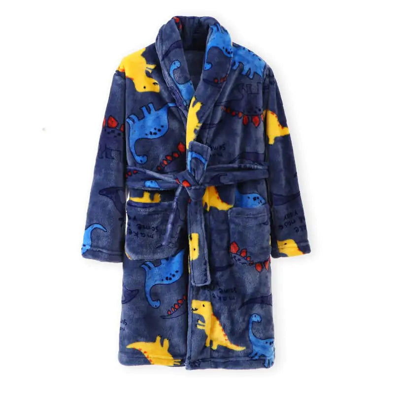 Children's Flannel Pajamas for Autumn and Winter