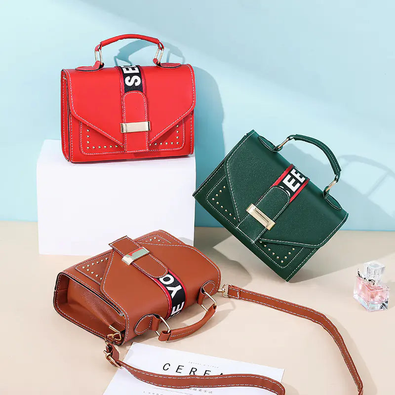 Trendy Korean Small Square Single-Handle Shoulder Bag