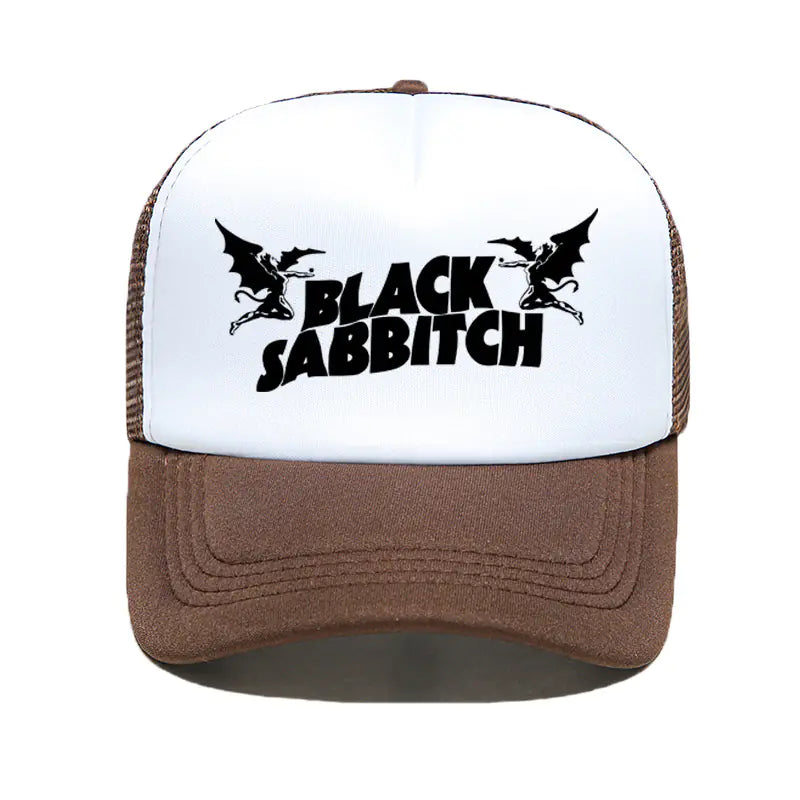 Black Sabbath Mesh Baseball Cap - Heavy Metal Style